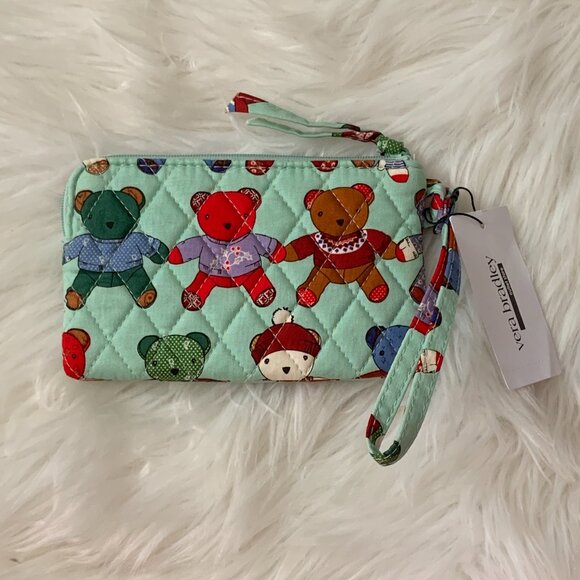 VERA BRADLEY Toasty Teddies Essential Clutch & Wristlet SET (2 PIECES SET) - Picture 4 of 7